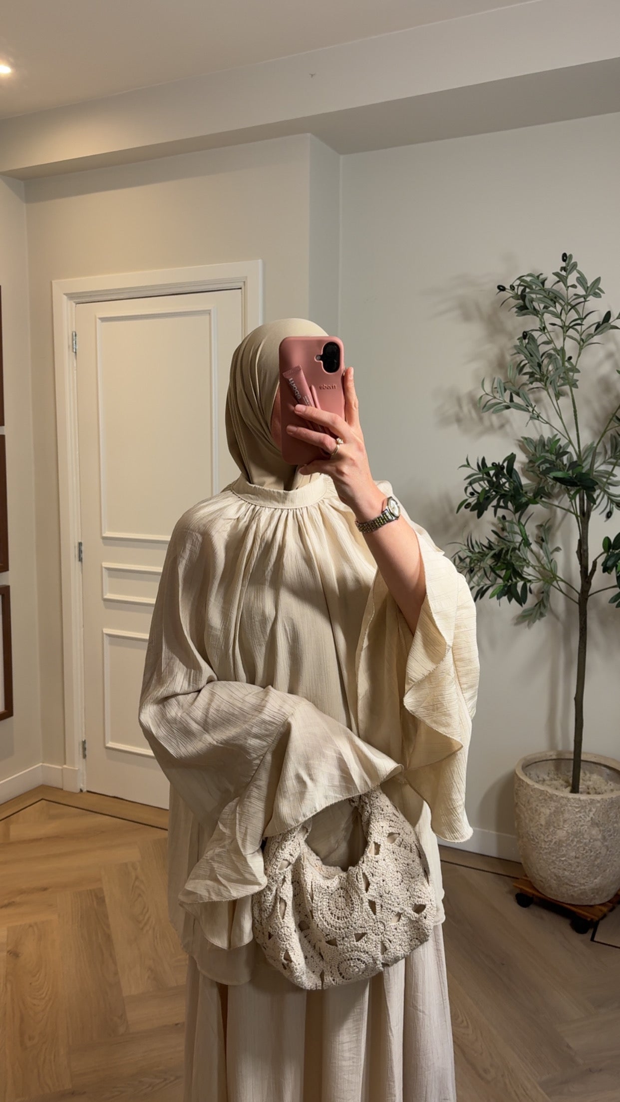 Viscose set - beige
