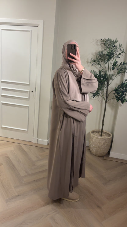 Abaya Yasmina - taupe
