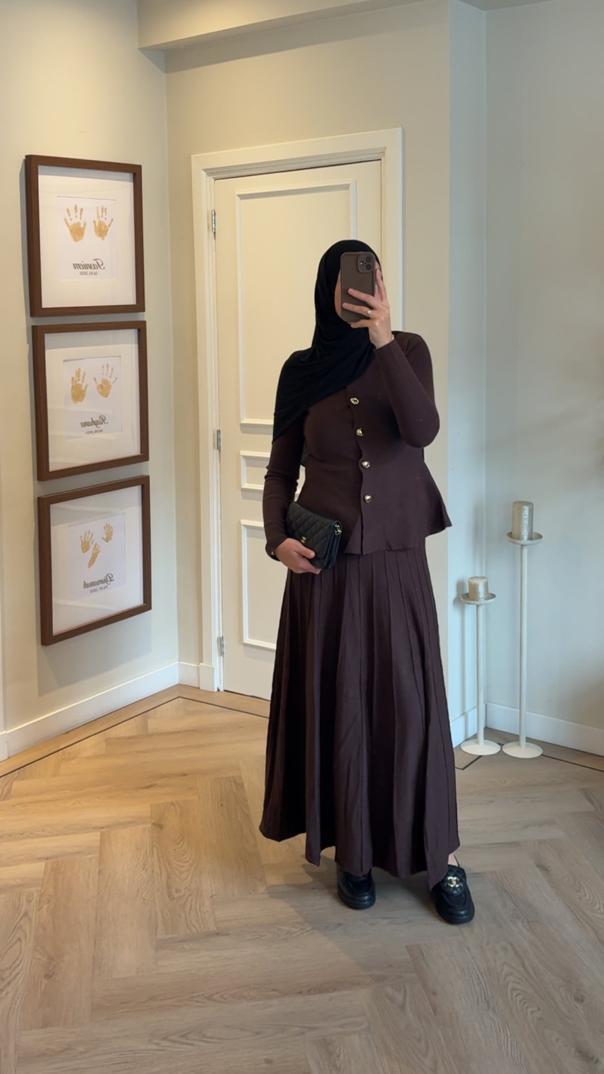Set Noureen - chocolate brown