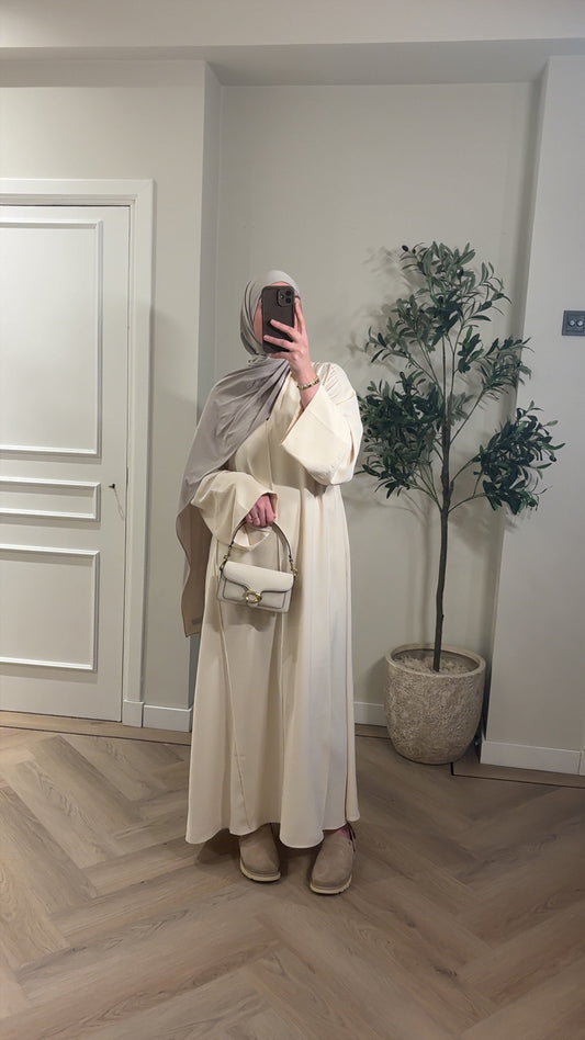 Abaya Amanah - crème