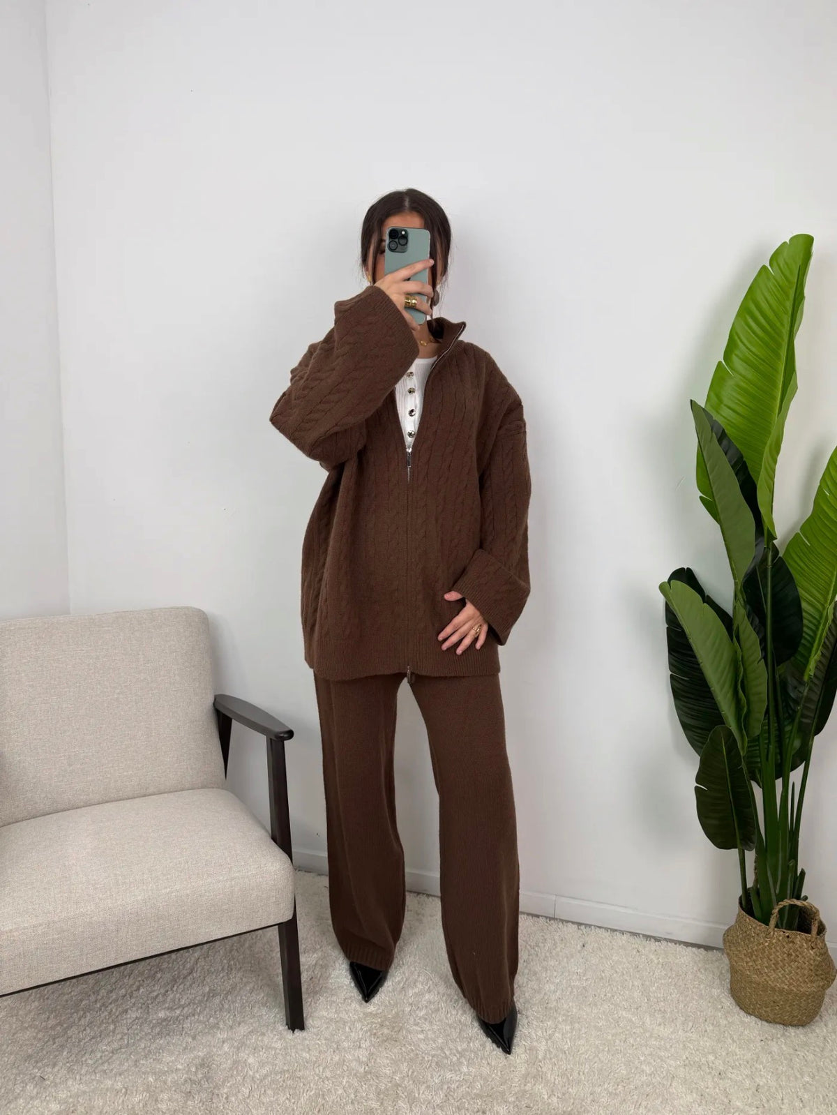Twinset - chocolate brown