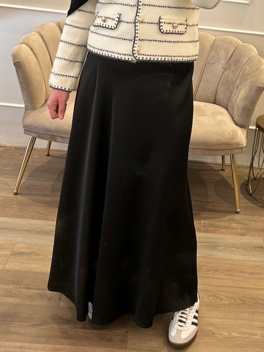 Satijnen rok