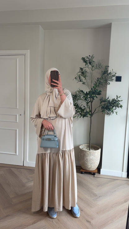 Longsleeve dress - beige