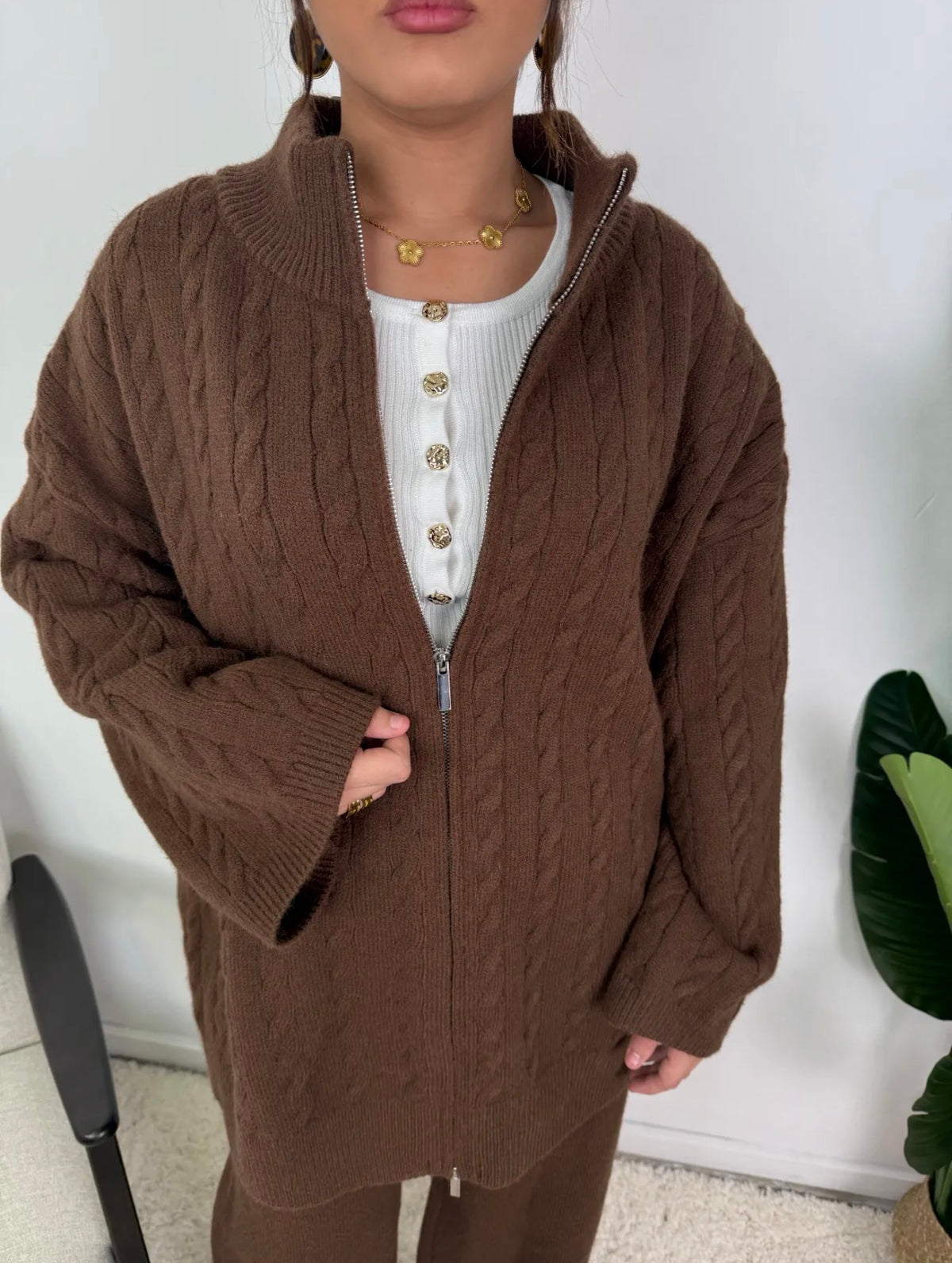 Twinset - chocolate brown