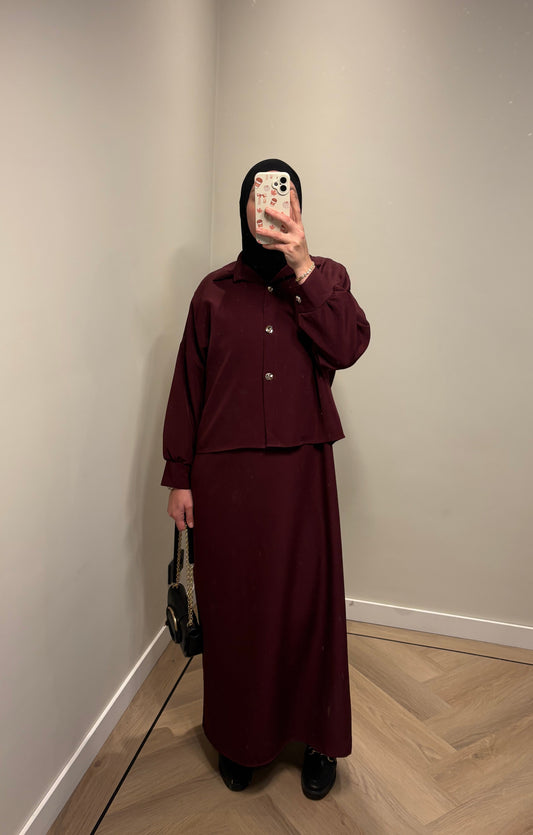 Set Amber - bordeaux