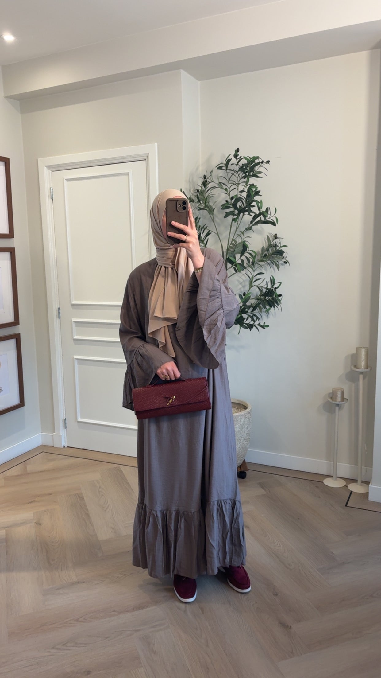 Dress Nora - taupe