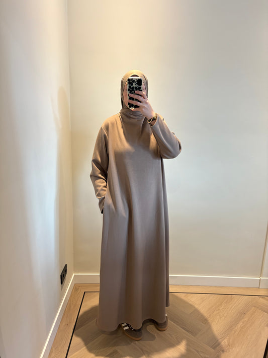Comfy dress - brown