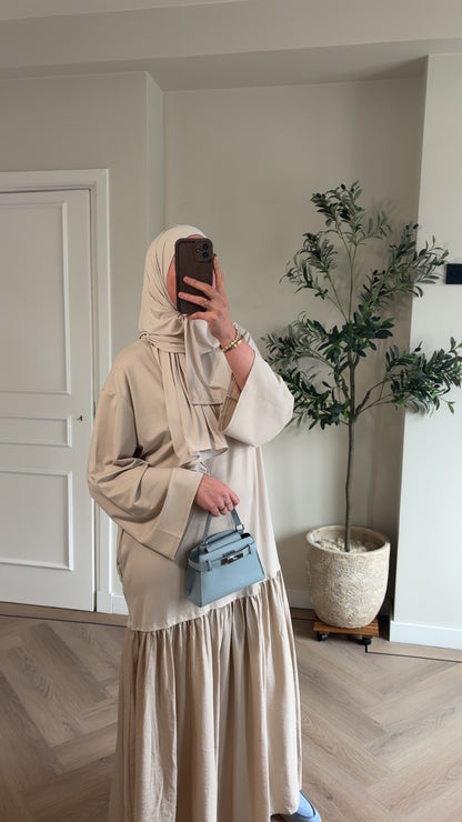 Longsleeve dress - beige